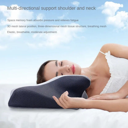 Hiquo Butterfly Contour Pillow (Memory Foam)
